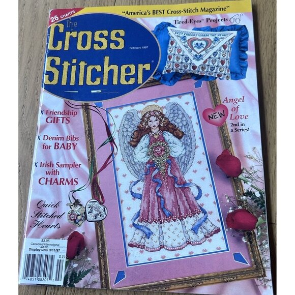 The Cross Stitcher Angel of Love Design Works February 1997  Magazine - Picture 1 of 9